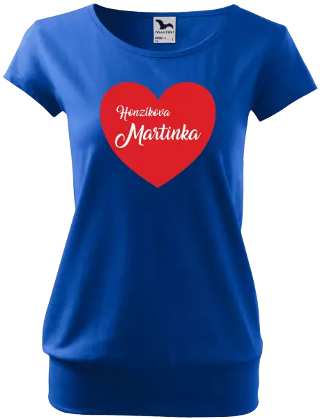 Dámské tričko Jeho se jménem