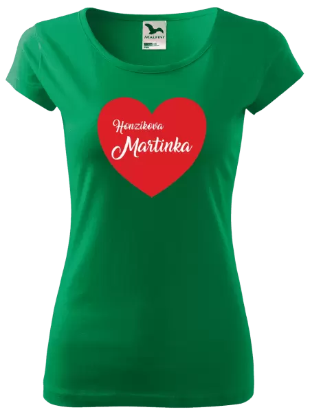 Dámské tričko Jeho se jménem