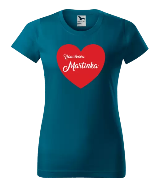 Dámské tričko Jeho se jménem