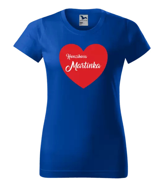 Dámské tričko Jeho se jménem