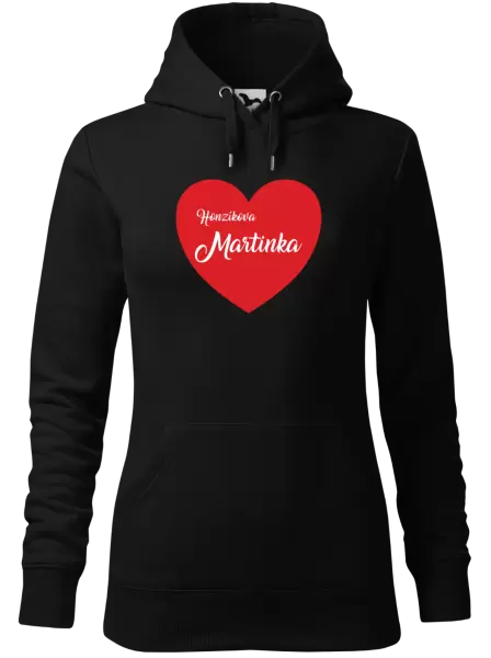 Dámská mikina Jeho se jménem