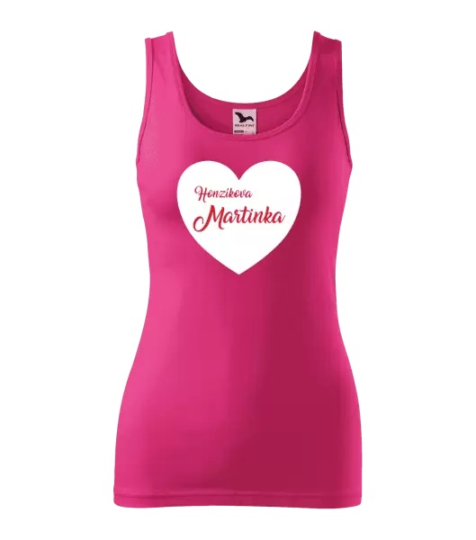 Dámské tílko Jeho se jménem