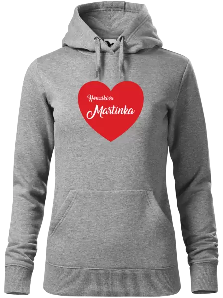 Dámská mikina Jeho se jménem