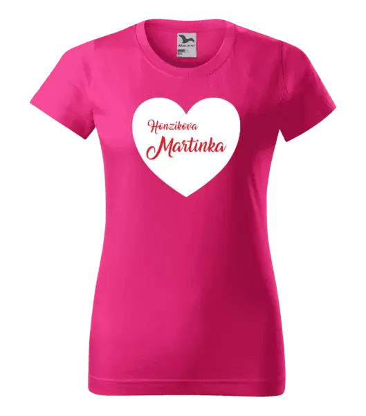 Dámské tričko Jeho se jménem