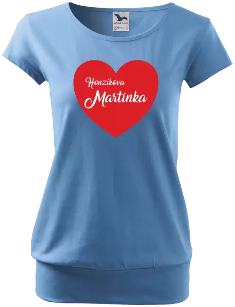 Dámské tričko Jeho se jménem