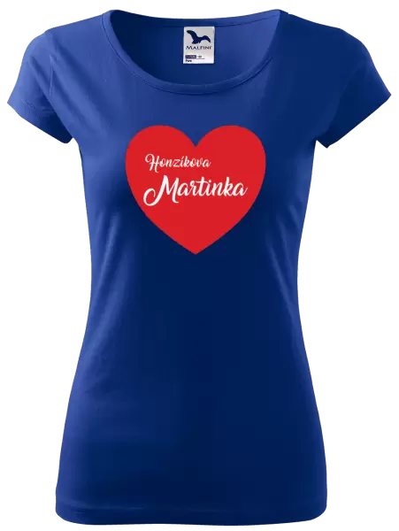 Dámské tričko Jeho se jménem