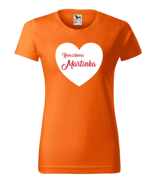 Dámské tričko Jeho se jménem