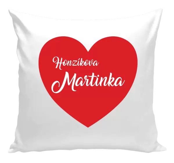 Polštář Jeho se jménem