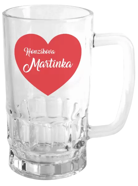 Půllitr Jeho se jménem