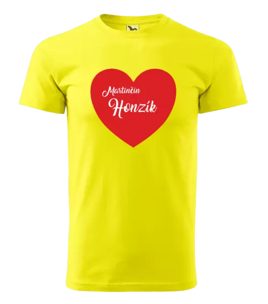 Pánské tričko Její se jménem