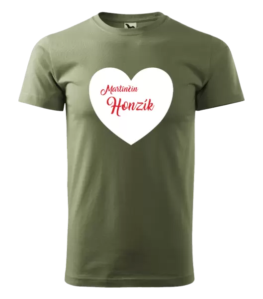 Pánské tričko Její se jménem