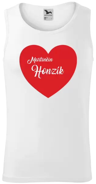 Pánské tílko Její se jménem