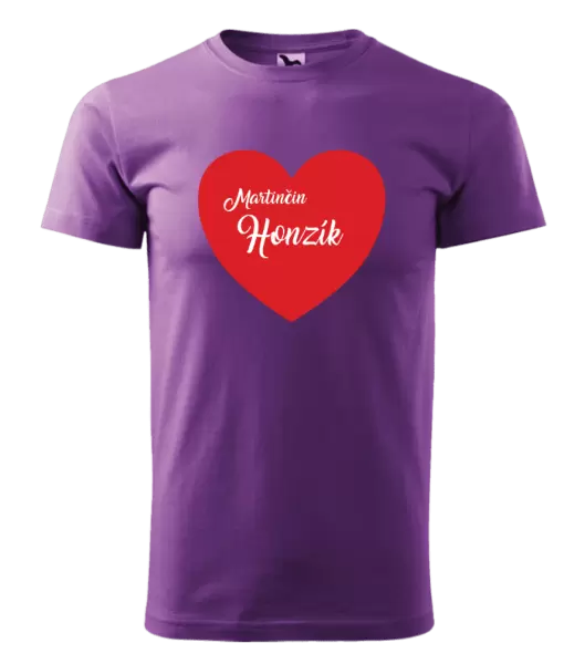 Pánské tričko Její se jménem