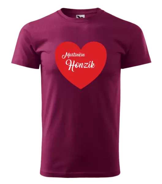 Pánské tričko Její se jménem