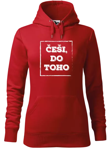 Dámská mikina Češi, do toho!