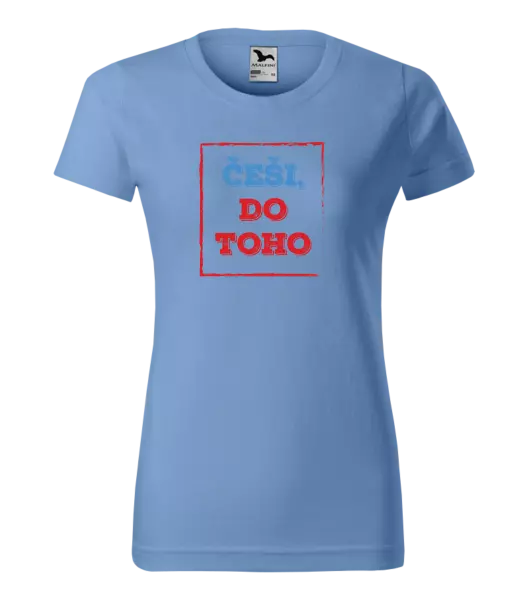 Dámské tričko Češi, do toho!