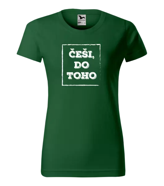 Dámské tričko Češi, do toho!