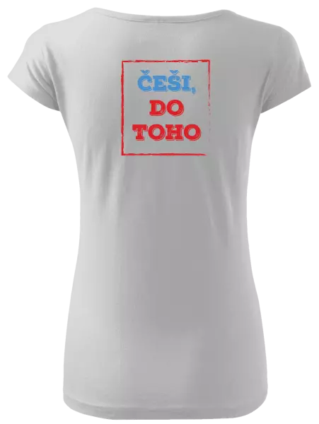 Dámské tričko Češi, do toho!