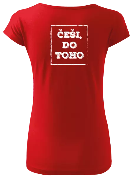 Dámské tričko Češi, do toho!