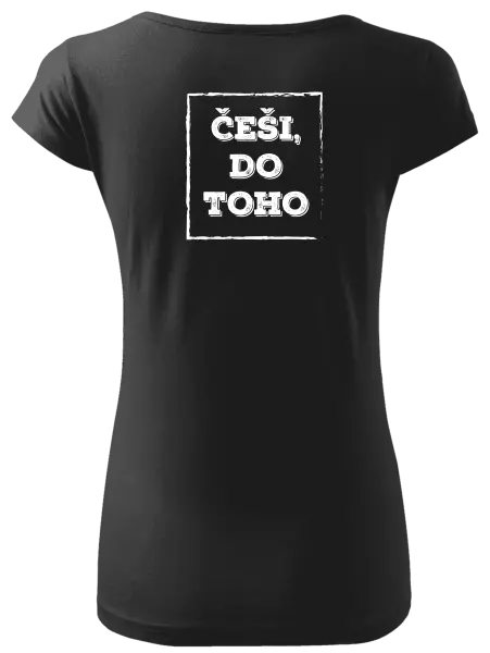 Dámské tričko Češi, do toho!