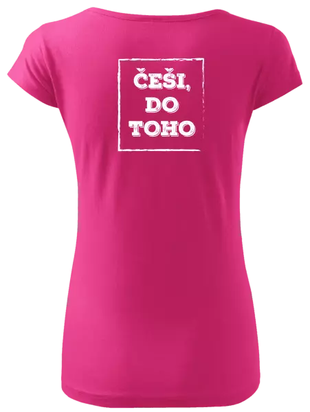 Dámské tričko Češi, do toho!