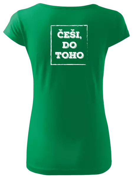 Dámské tričko Češi, do toho!