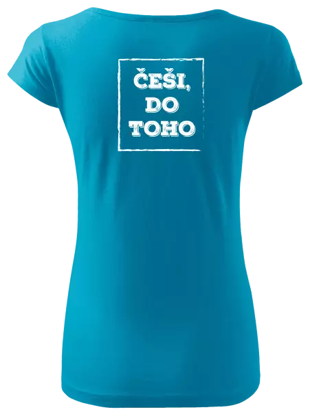 Dámské tričko Češi, do toho!