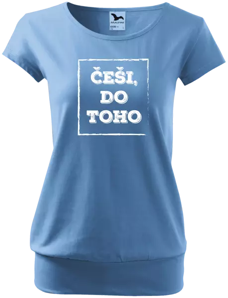 Dámské tričko Češi, do toho!