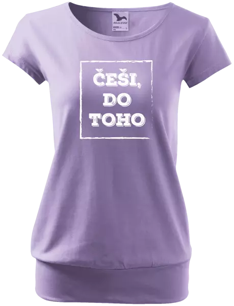 Dámské tričko Češi, do toho!