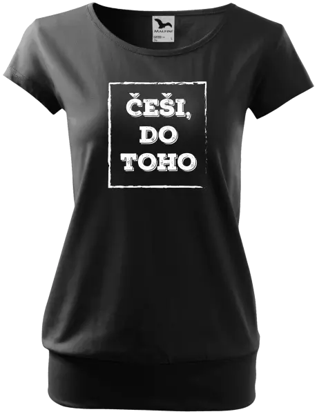 Dámské tričko Češi, do toho!