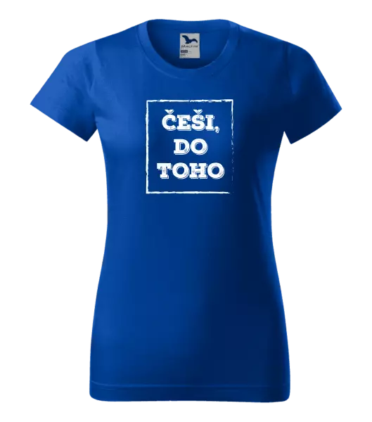 Dámské tričko Češi, do toho!