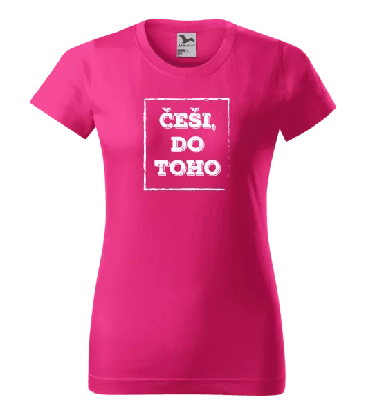 Dámské tričko Češi, do toho!
