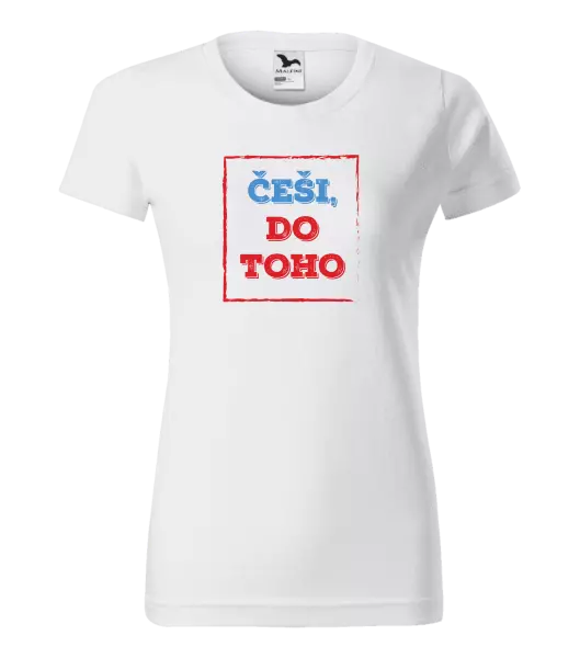 Dámské tričko Češi, do toho!