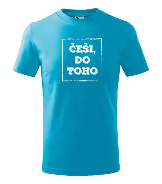 Dětské tričko Češi, do toho!