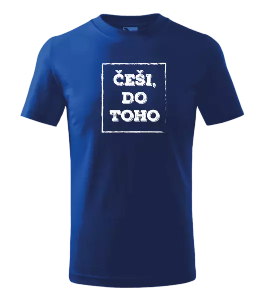 Dětské tričko Češi, do toho!
