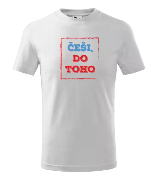 Dětské tričko Češi, do toho!