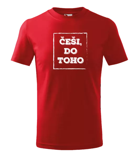 Dětské tričko Češi, do toho!