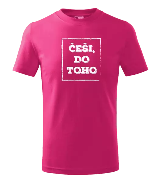 Dětské tričko Češi, do toho!