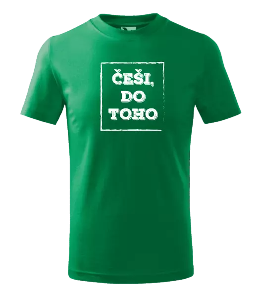 Dětské tričko Češi, do toho!