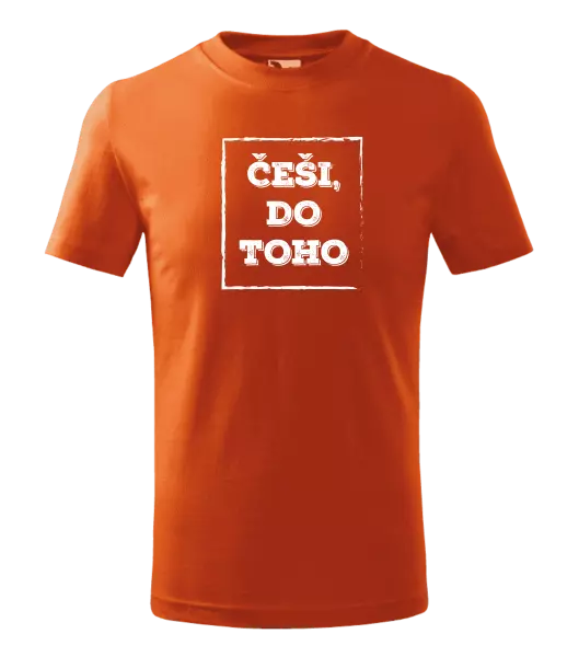 Dětské tričko Češi, do toho!