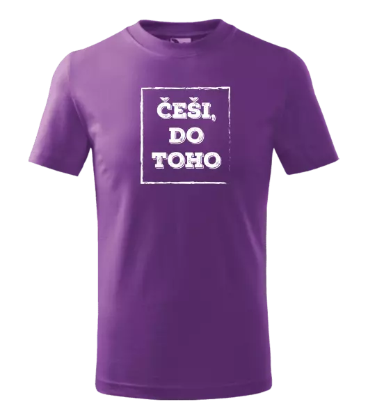 Dětské tričko Češi, do toho!