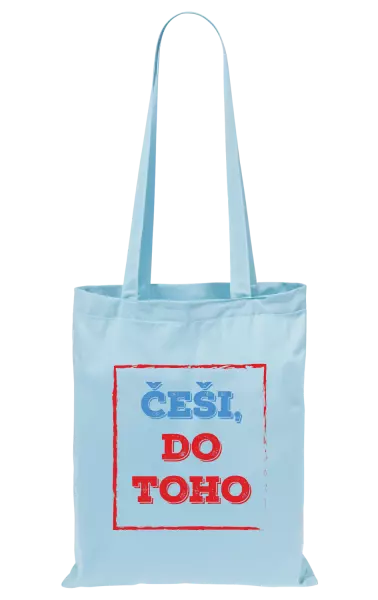 Látková taška Češi, do toho!