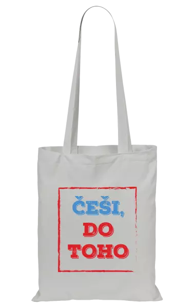 Látková taška Češi, do toho!