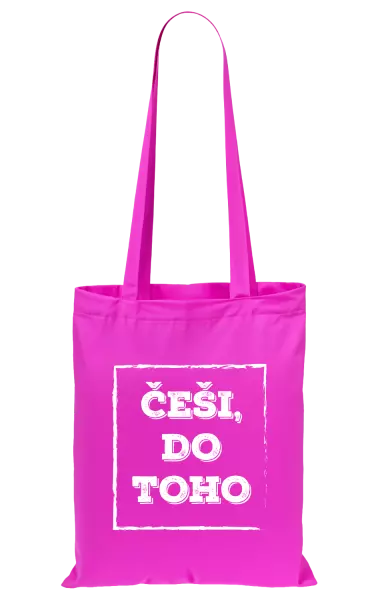Látková taška Češi, do toho!