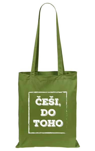Látková taška Češi, do toho!