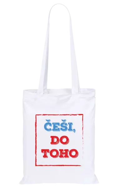 Látková taška Češi, do toho!
