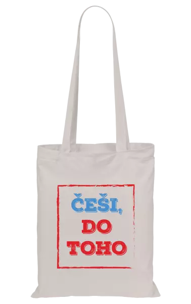 Látková taška Češi, do toho!