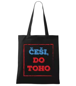 Látková taška Češi, do toho!
