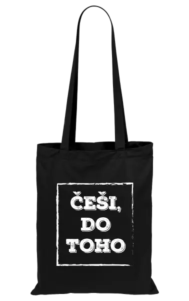 Látková taška Češi, do toho!