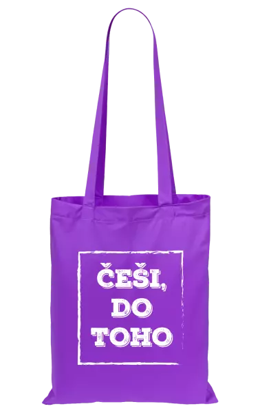 Látková taška Češi, do toho!